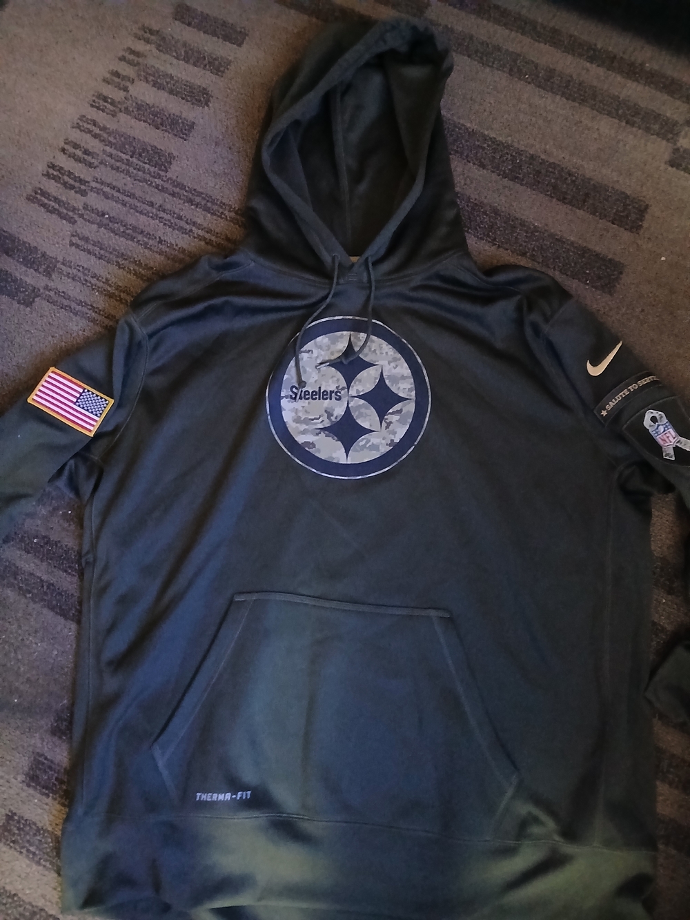 Nike Pittsburgh Steelers Black Pullover Hoodie